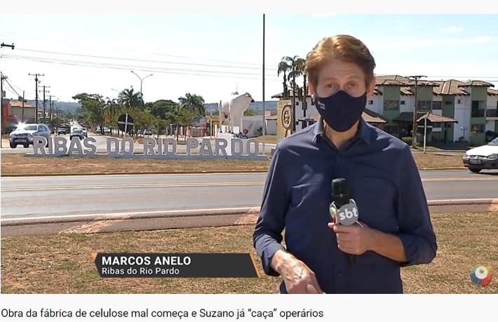 Obra da fábrica de celulose mal começa e Suzano já “caça” operários em Ribas do Rio Pardo