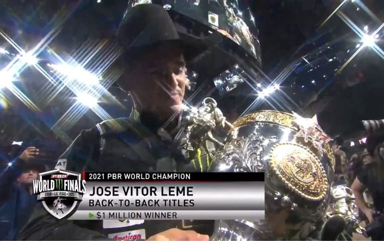 Vitinho ‘O Grande’ supera lesão e conquista Bicampeonato Mundial da PBR em Las Vegas