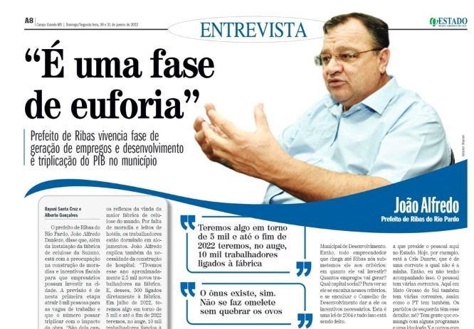 À imprensa da capital, João Alfredo diz que mal tem tempo para cuidar dos problemas da cidade