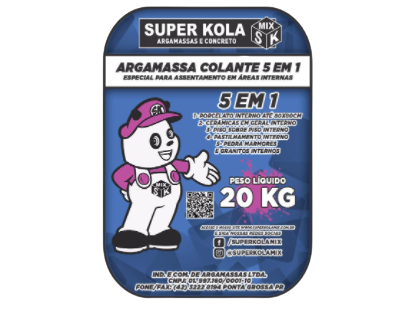 Argamassa Colante Tipo 5 em 1 - 20kg