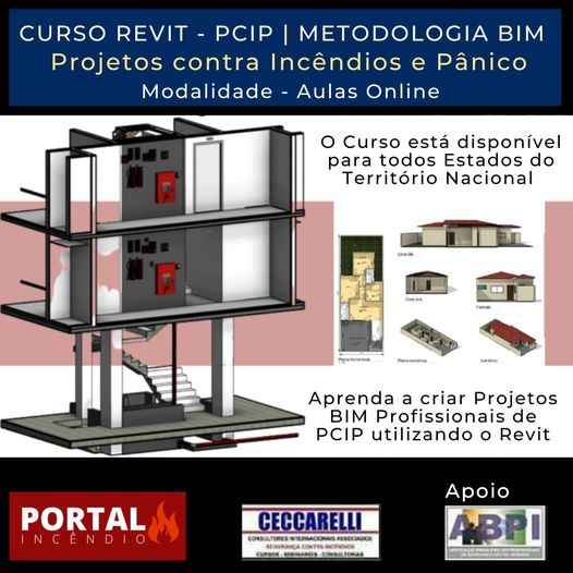 Curso Revit | PCIP - Projetos contra Incêndios e Pânico | Metodologia BIM |