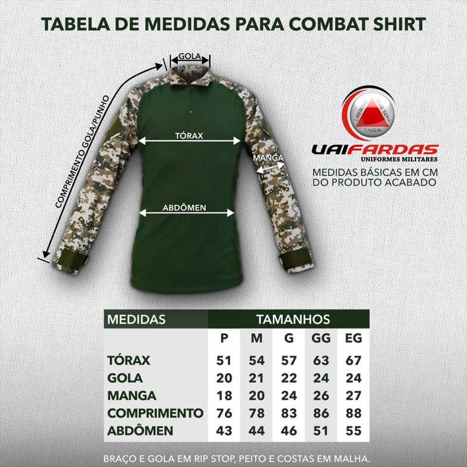 CAMISETA TÁTICA VERDE - UaiFardas