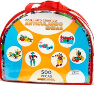 Conjunto Criativo Articulando idéias- 500 peças