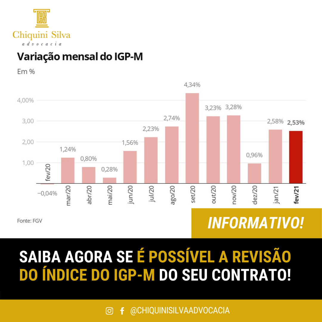 Saiba Agora se é possível a revisão do IGP-M do seu contrato!