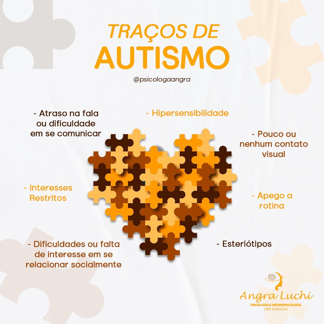 Alguns sintomas do Autismo - Psicologa Angra Luchi