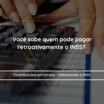 Pagamento das Contribuições em atraso (Vencidas)