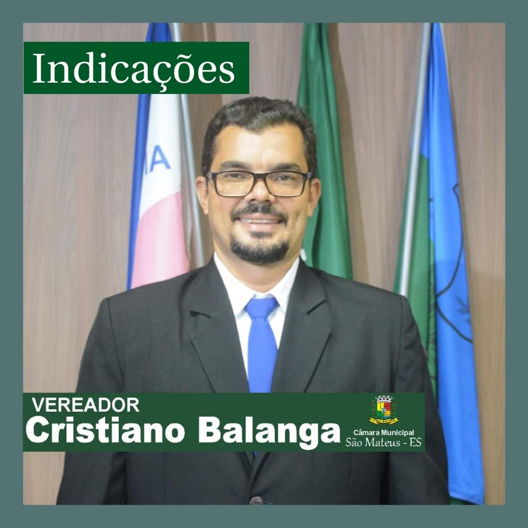 Vereador Cristiano Balanga apresenta indicação para instalação de academia ao ar livre no Bairro Seac