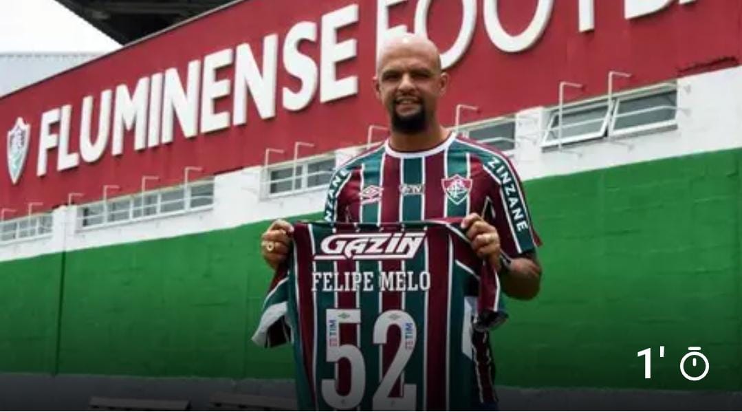 Felipe Melo é apresentado pelo Fluminense