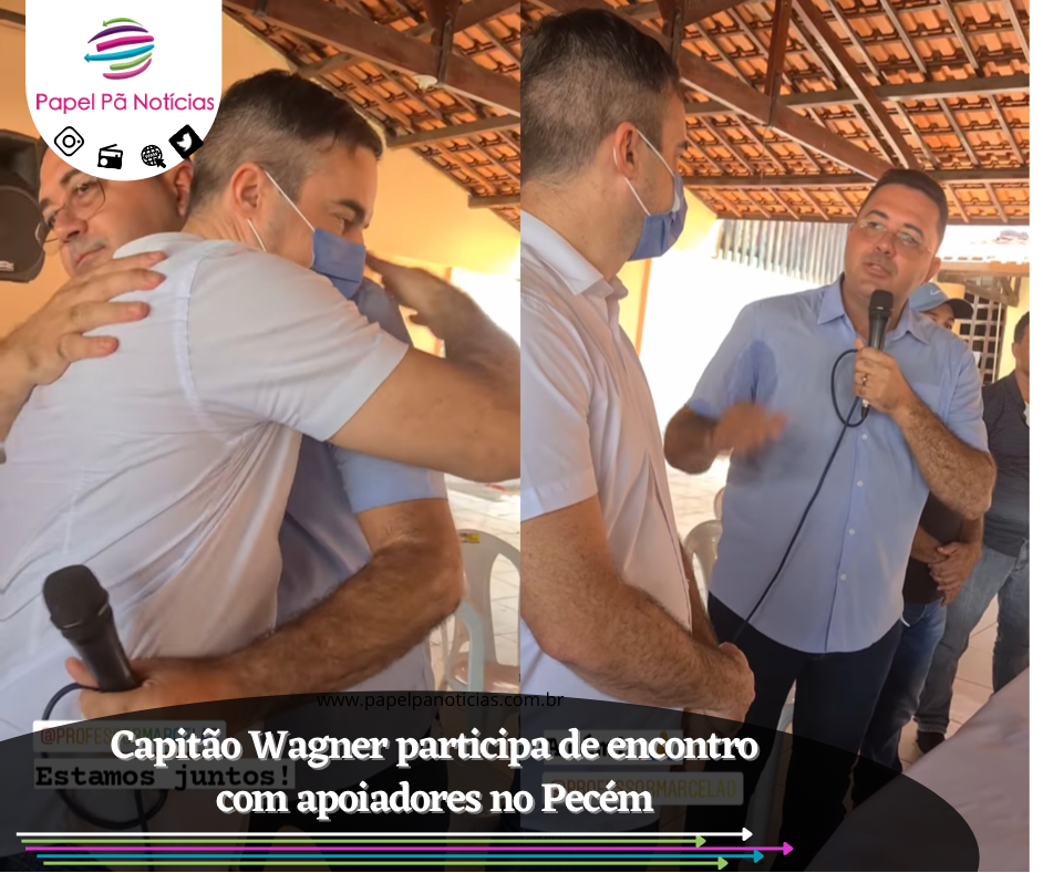 Capitão Wagner participa de evento com apoiadores na Praia do Pecém