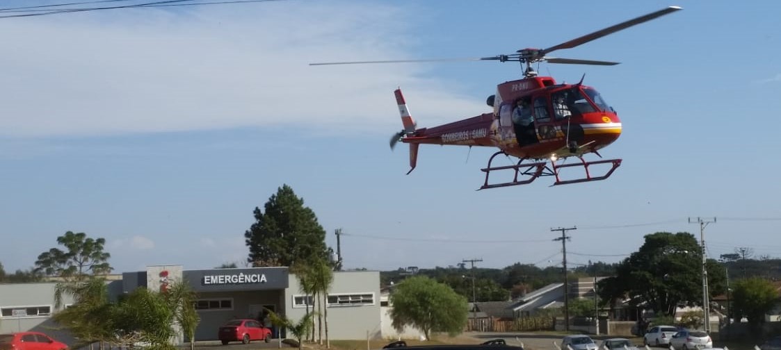 Voo pela vida: aeronave do Corpo de Bombeiros faz transferência de paciente em estado grave pela COVID-19