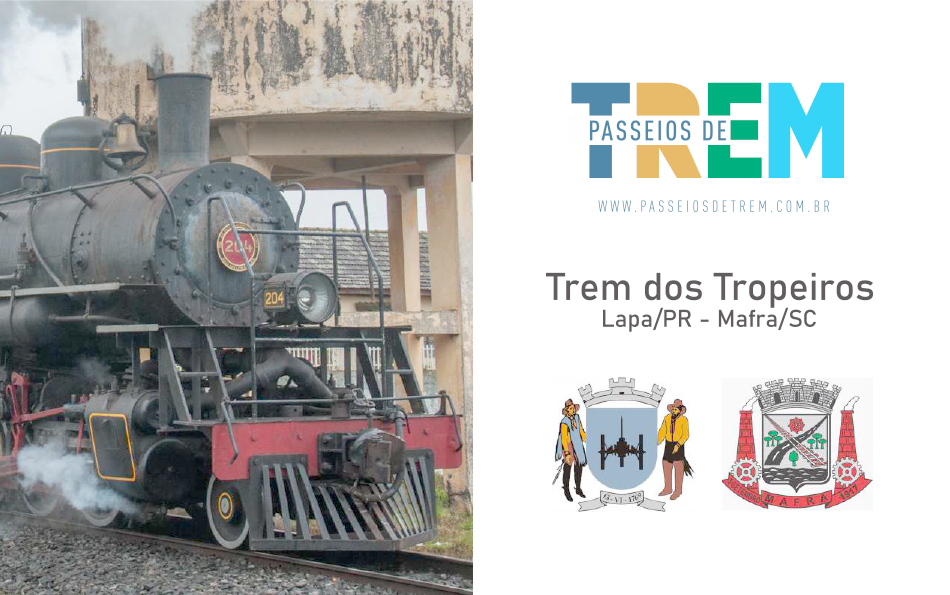 Mafra e Lapa se unem para reativar passeios da Maria Fumaça “Trem dos Tropeiros”