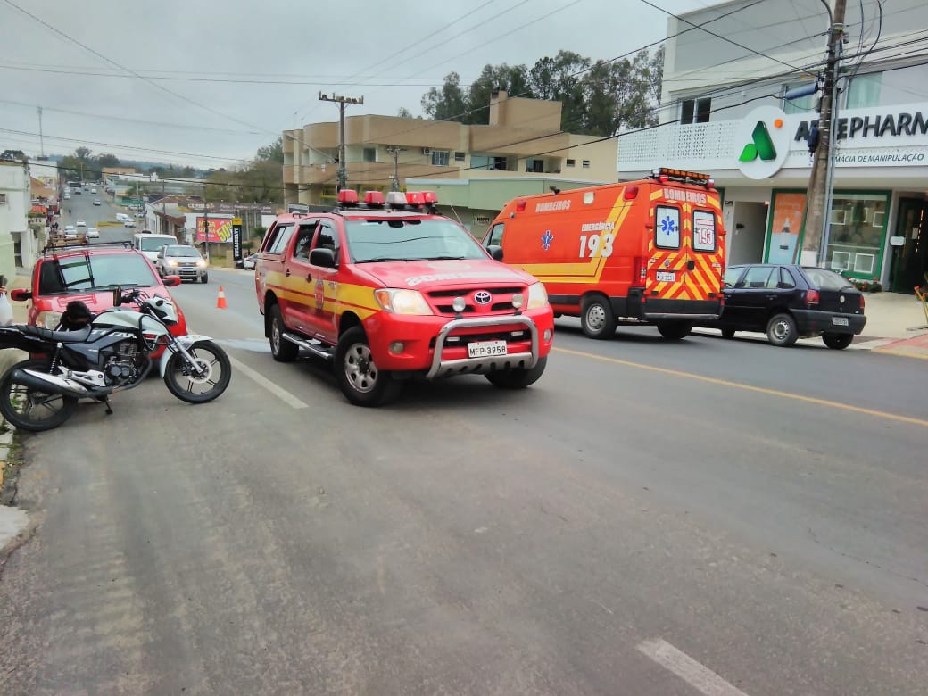 Acidente de trânsito deixa ferido em Mafra nesta quinta