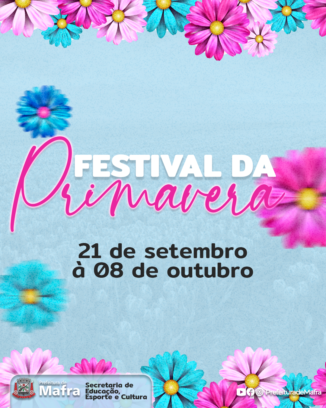 Prefeitura de Mafra realizará Festival da Primavera