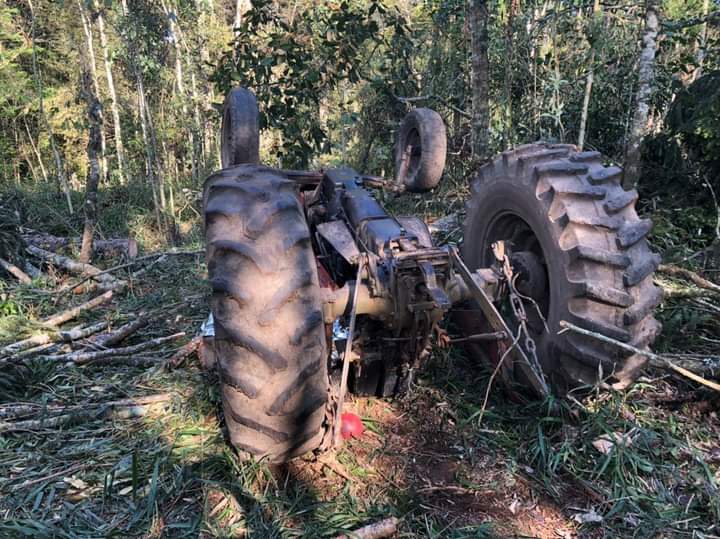 Homem morre em acidente com trator em Itaiópolis