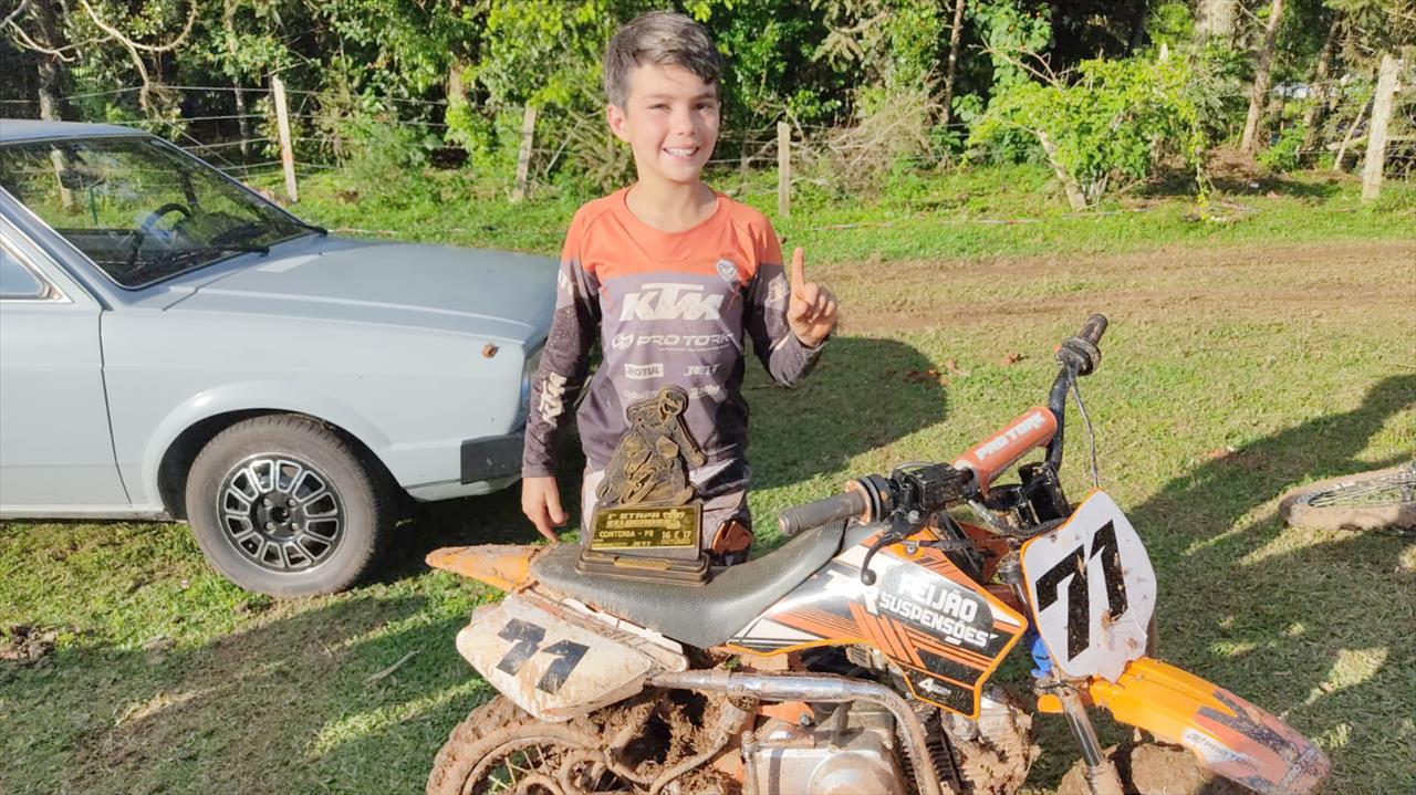 Jovem piloto Rionegrense vence na abertura do Paranaense Velocross em Contenda