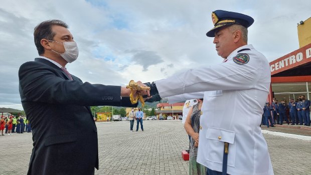 Coronel Marcos Aurélio Barcelos assume o Comando-Geral do Corpo de Bombeiros Militar