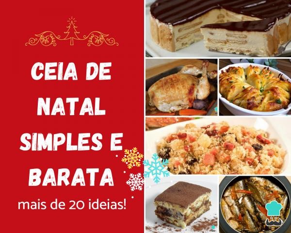 Ceia de Natal pode ser simples e barata, mas deliciosa se tiver planejamento