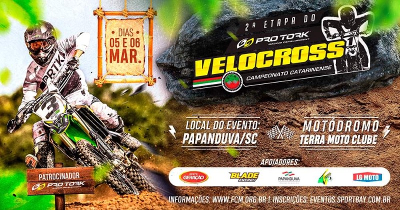 Pro Tork Catarinense de Velocross retorna a cidade de Papanduva