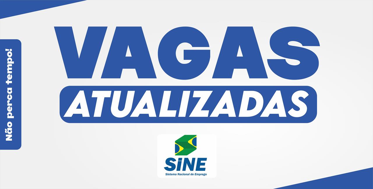 Vagas disponiveis no SINE de Rio Negro