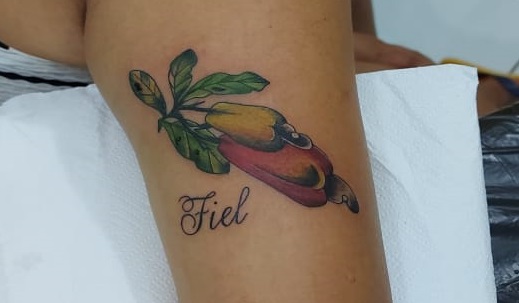 Mulher faz tatuagem em homenagem à vereador de União (PI).