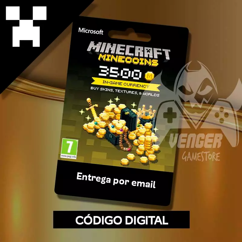 Minecraft: Pacote de Minecoins: 3500 Moedas