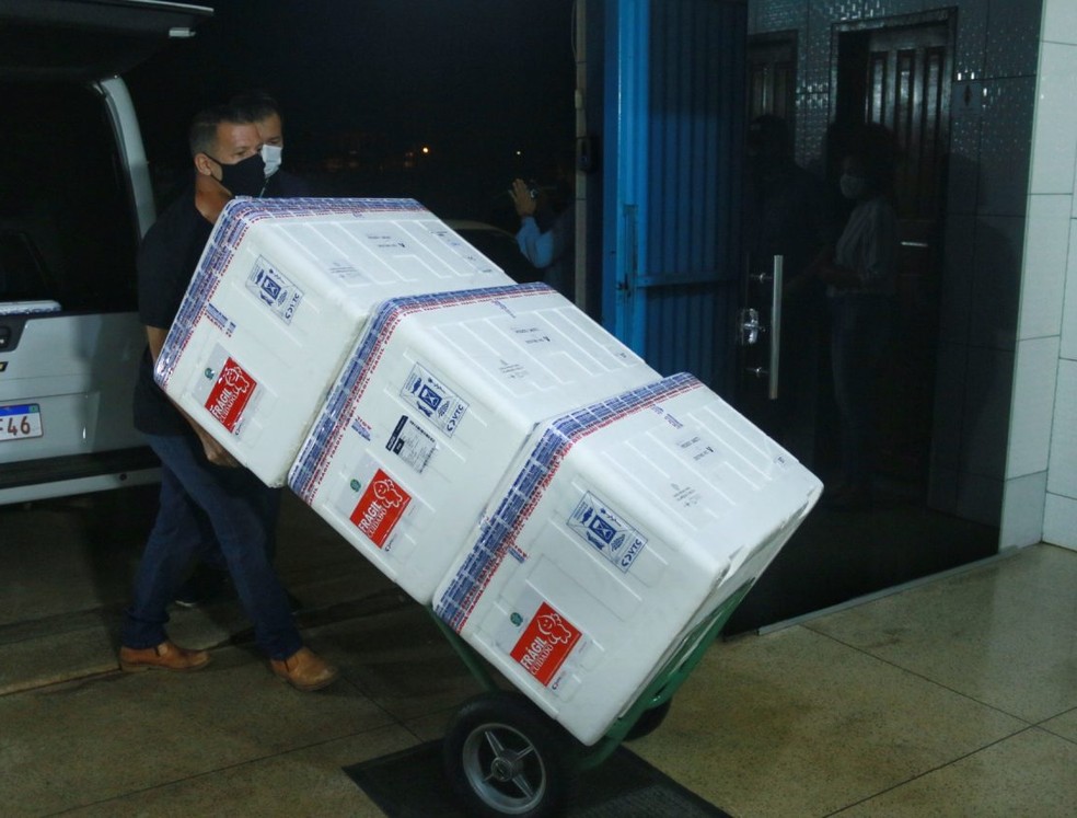 Rondônia recebe novo lote de vacinas contra a Covid-19 com mais de 40 mil doses