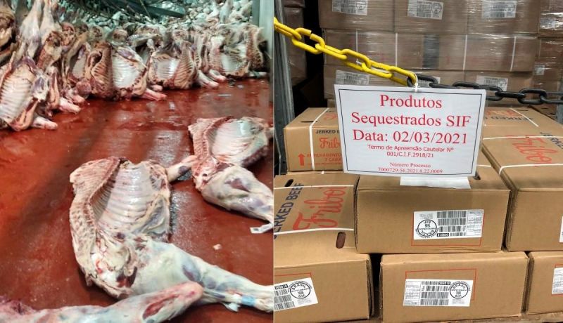 “Operação Hiena”: Serviço de Inspeção Federal determina o descarte da carne contaminada com amônia no frigorífico JBS de Pimenta Bueno