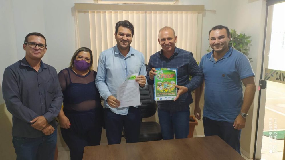 ACIPB e CDL protocolam projeto para a 7ª FICOP junto ao Deputado Ezequiel Neiva