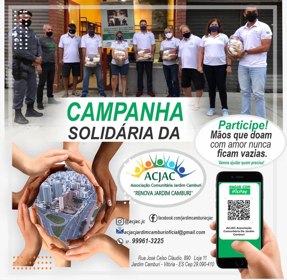 CONSEG APOIA ACJAC SOLIDÁRIA