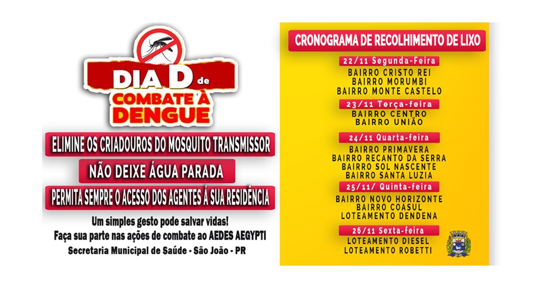 DIA D CONTRA A DENGUE