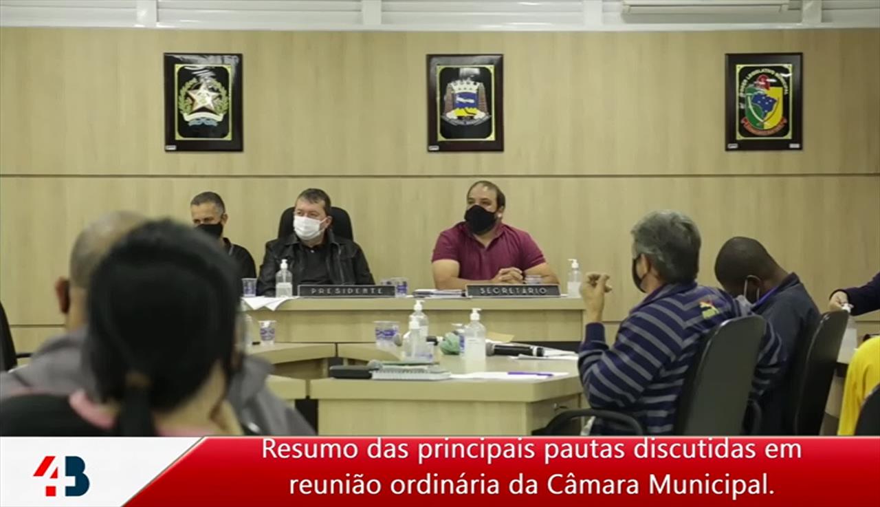 Resumo do legislativo municipal desta segunda (21)