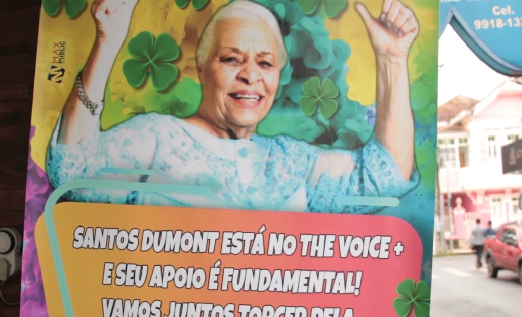 Vídeo: Santos Dumont se mobiliza para apoiar Marcília de Queiroz no The Voice +