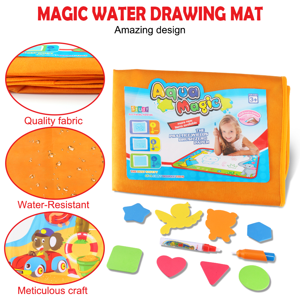 Water Doodle Mat - Crianças Pintando Tapete de Brinquedo - Tapete