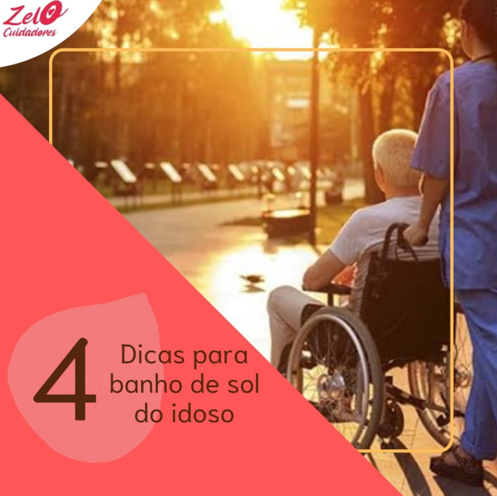 4 Dicas para o banho de sol do Idoso