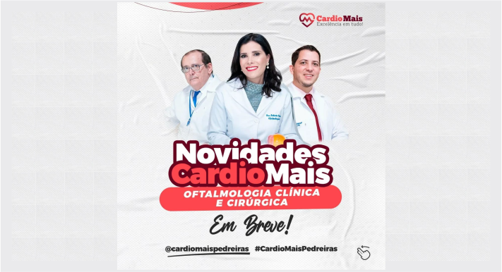 CLÍNICA CARDIOMAIS oferecerá atendimento de Oftalmologia clínica e cirúrgica