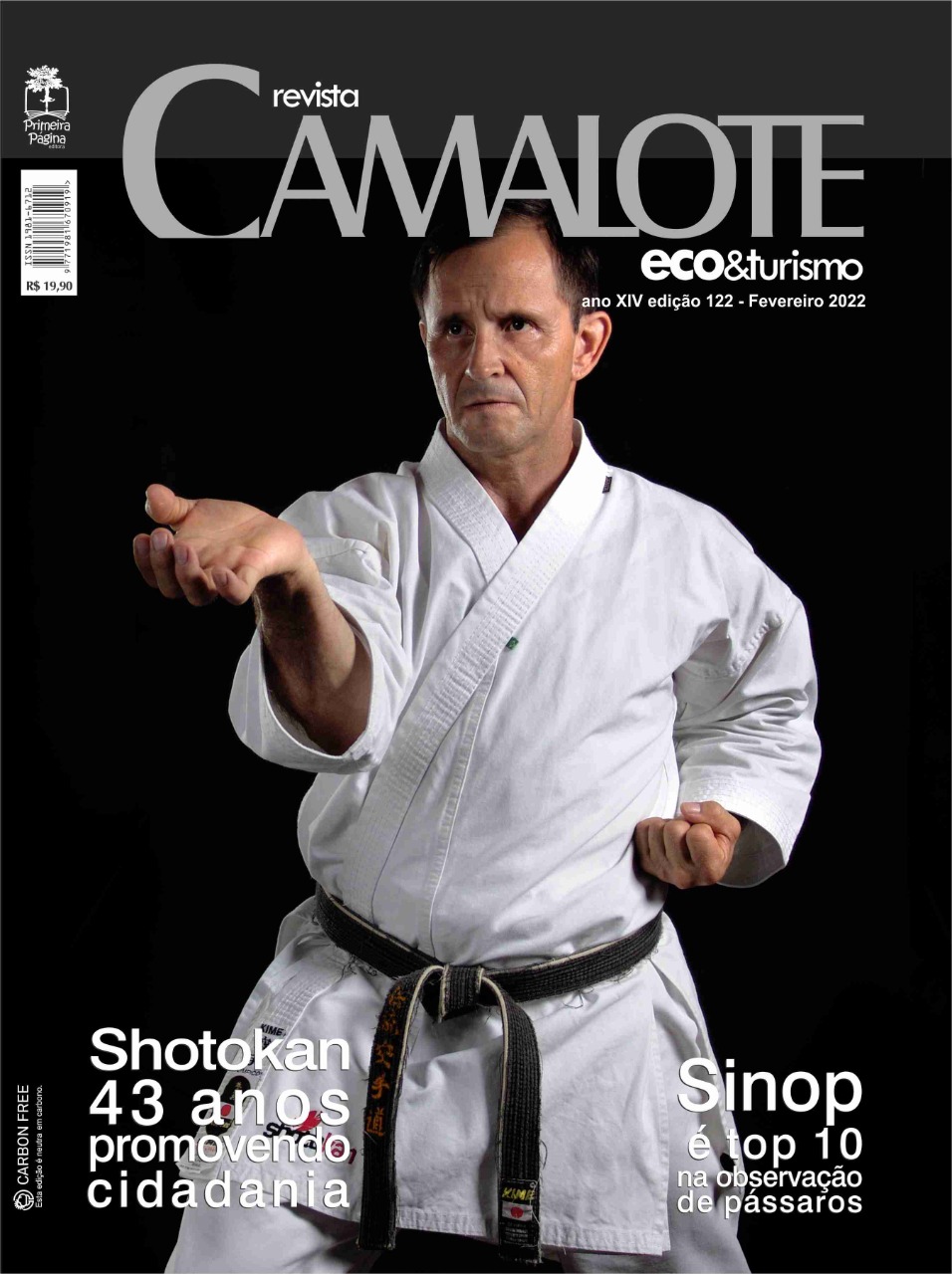 Associação Shotokan é capa da Revista Camalote de Fevereiro 2022