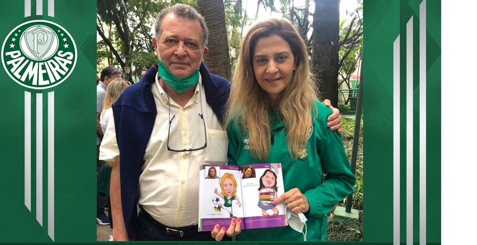 Leila Pereira é eleita Presidente do Palmeiras e Recebe Livro Personalidades Ilustradas da Mooca