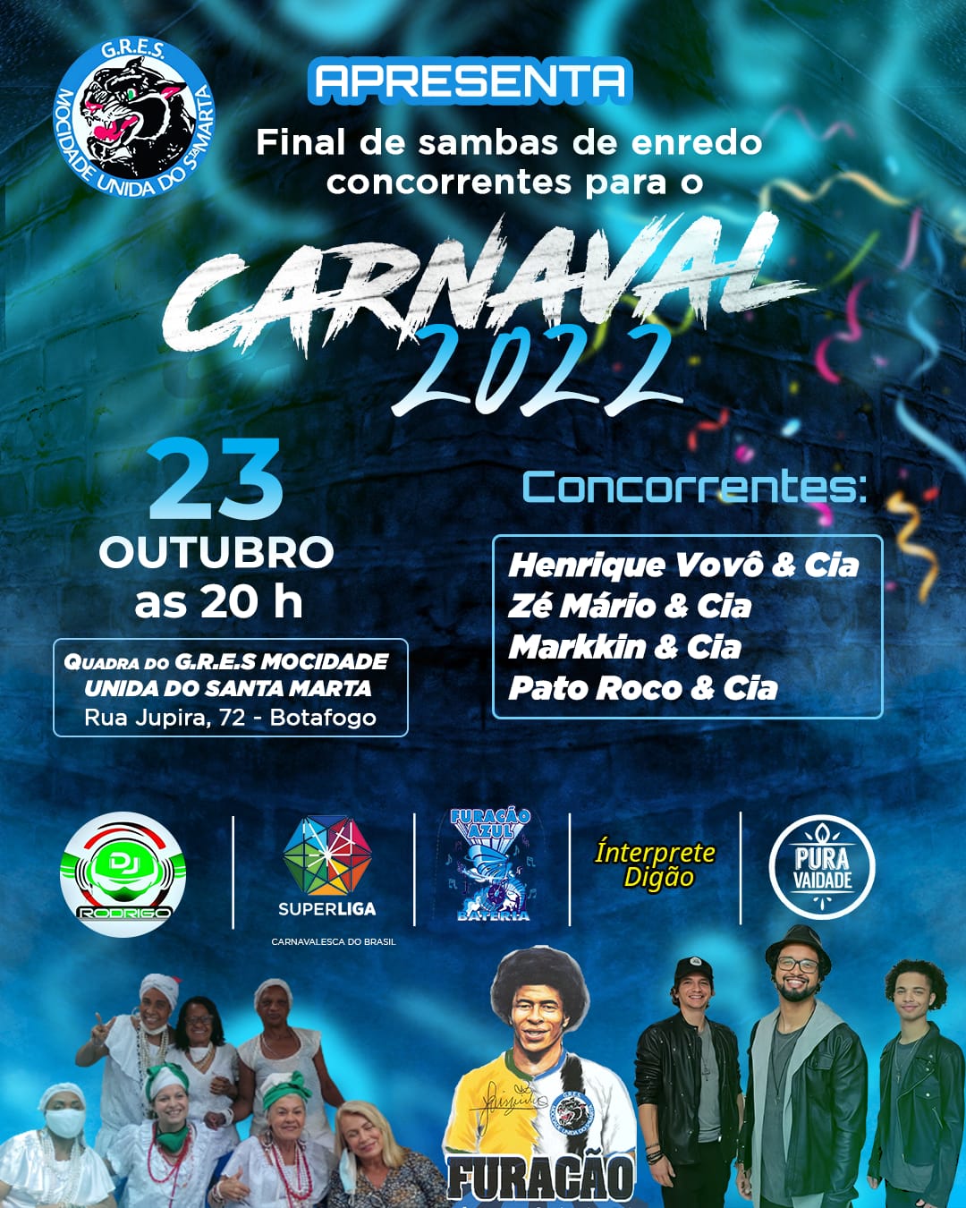 SANTA MARTA FARÁ FINAL DE SAMBA DIA (23)