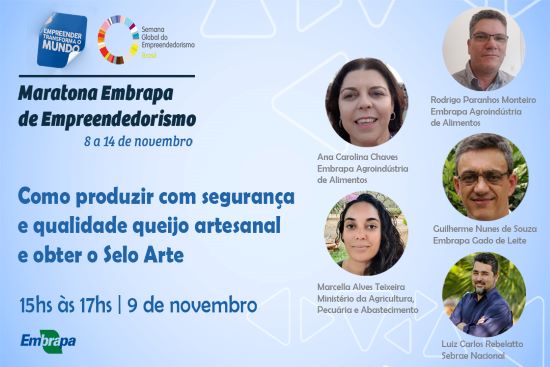 Produção de queijos artesanais na Maratona Embrapa de Empreendedorismo