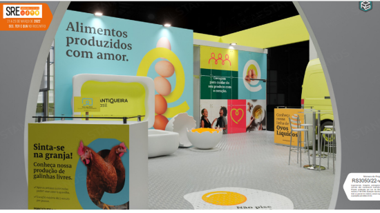 VITRINE – Gigante da avicultura expõe inovações na Super Rio Expofood