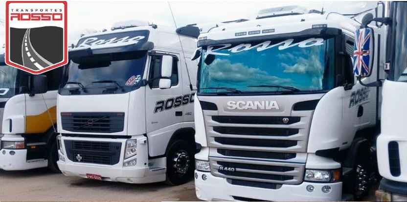 Transportes Rosso abre vagas para contratação de motoristas carreteiros