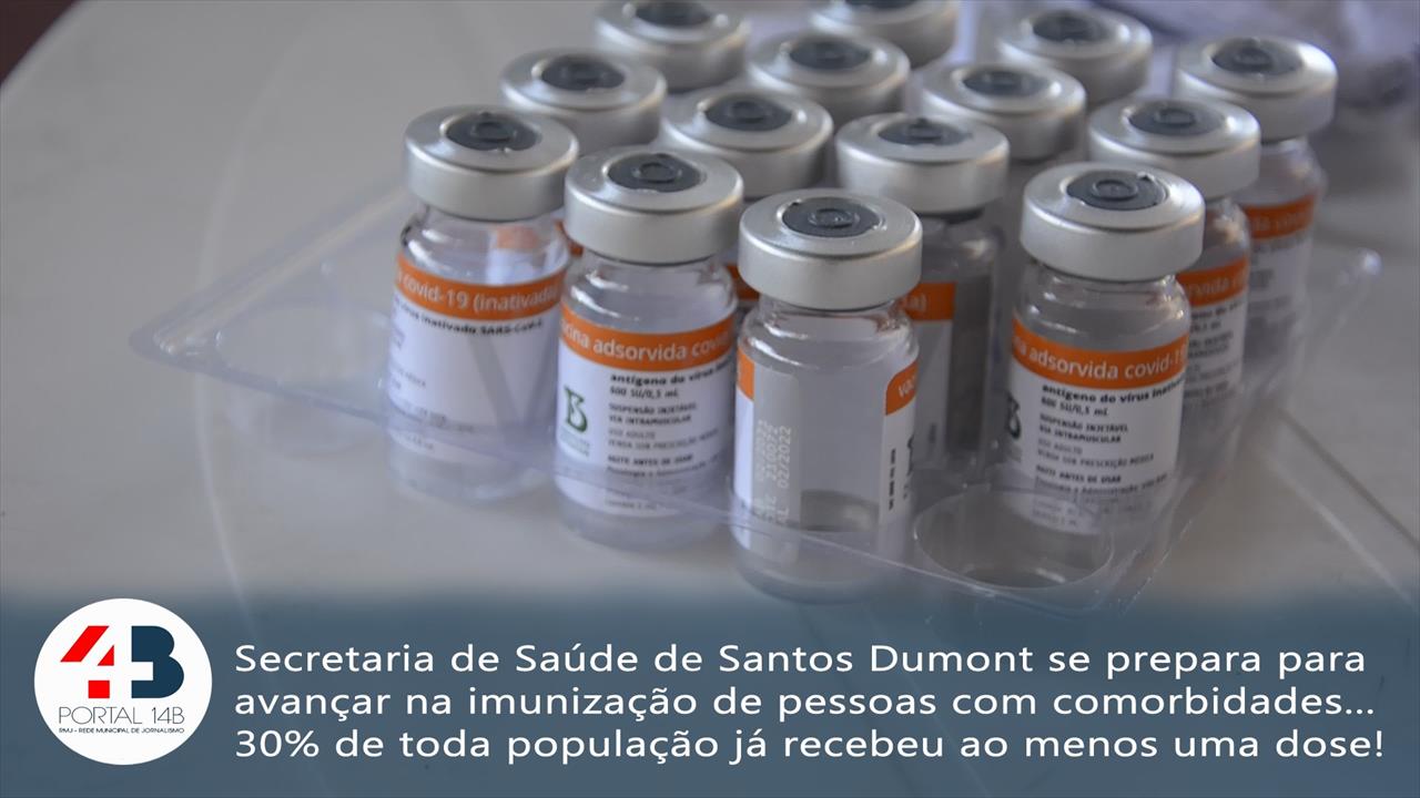 MUNICÍPIO DIVIDIRÁ EM DUAS FASES A IMUNIZAÇÃO DE PESSOAS COM COMORBIDADES.