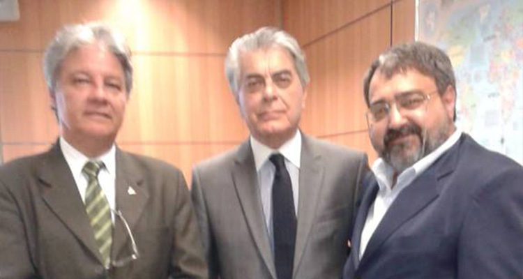 Em Brasília com o Ministro Interino Alberto Alves