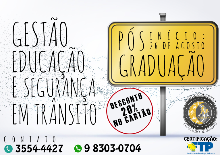 Gestão, Educação e Segurança de Trânsito