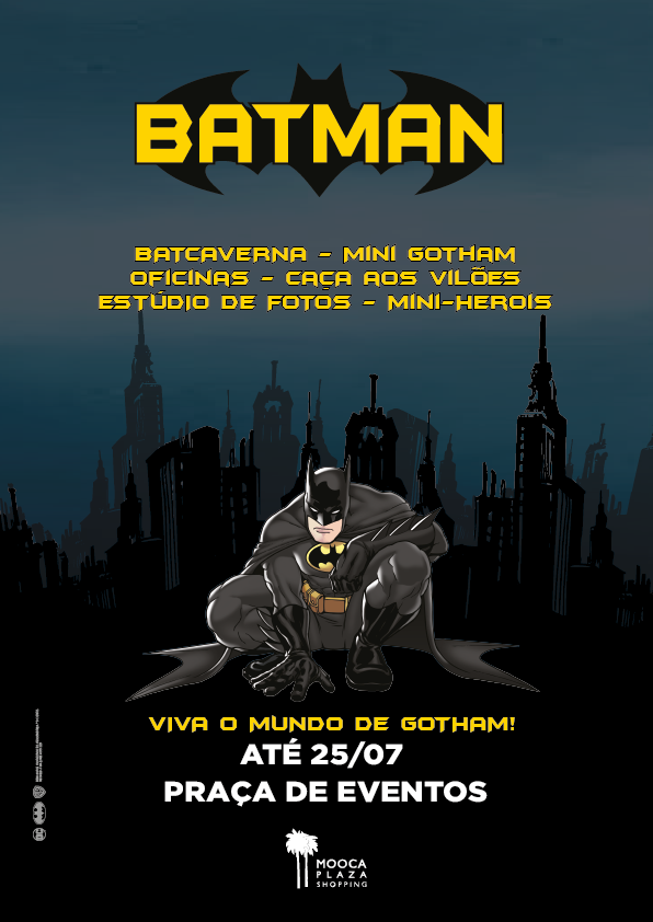 Mooca Plaza recebe o Parque do Batman - Gotham City